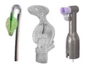 Suction dental tools.